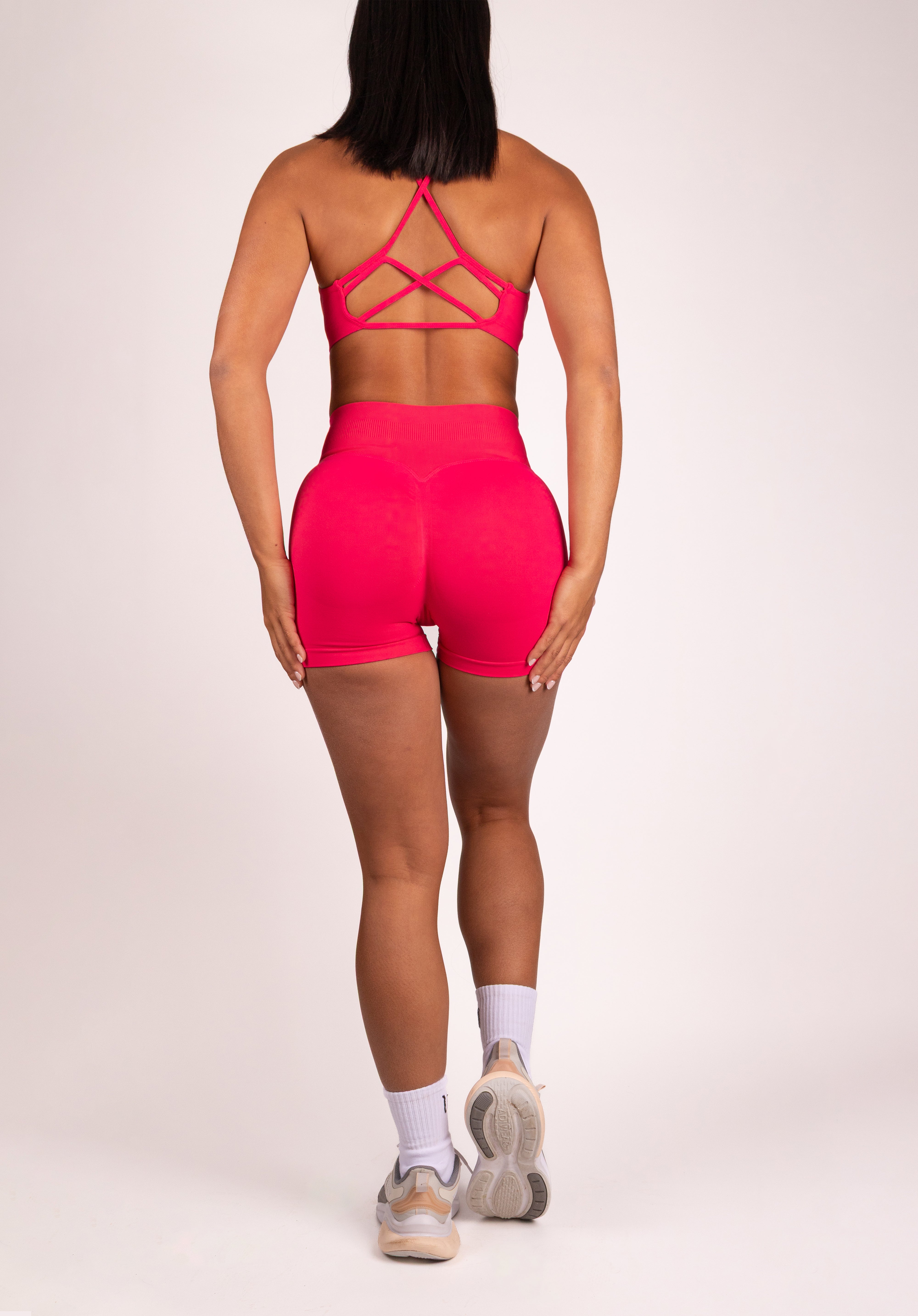 Joy | Sculpt Short Met Scrunch – Roze Rood - afbeelding 4