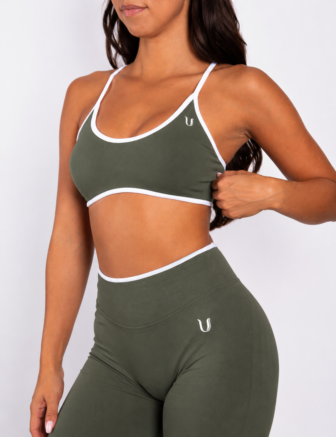 Ivy | Seamless Bra – Olijf