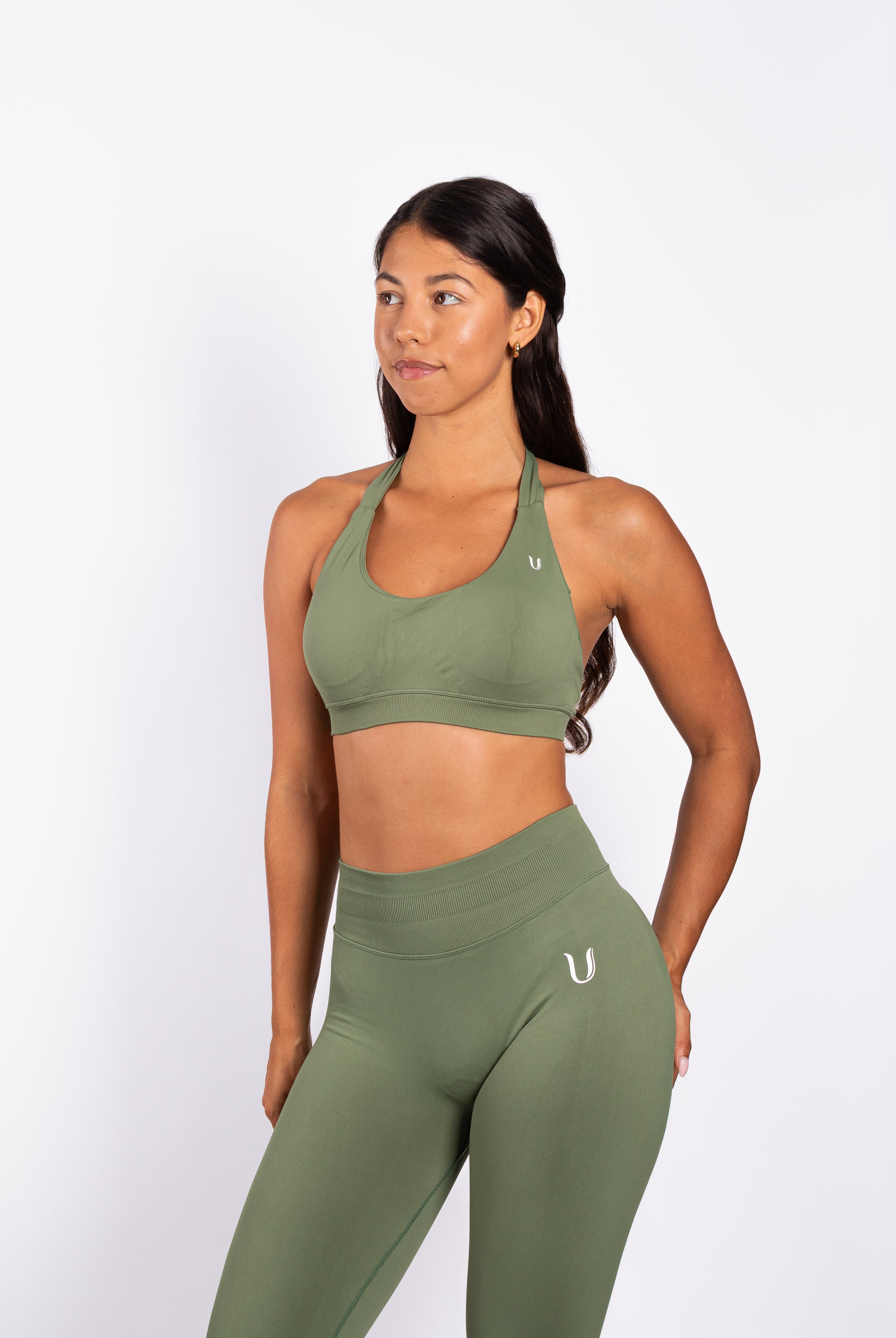 Beau Premium High Performance Scrunch Legging Groen - Dames sportkleding afbeelding 7