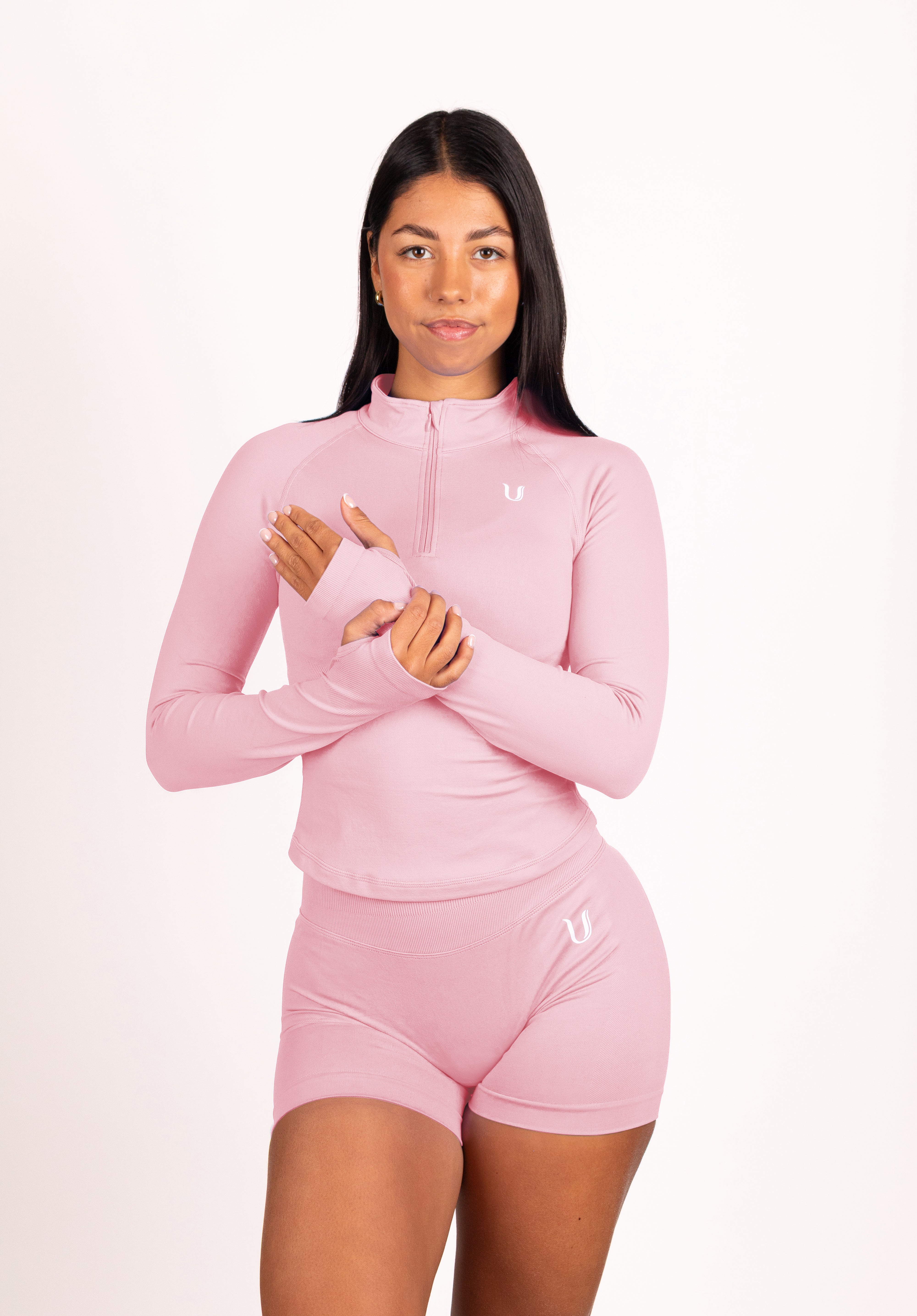 Beau Premium High Performance Scrunch Short Roze - Dames sportkleding afbeelding 18