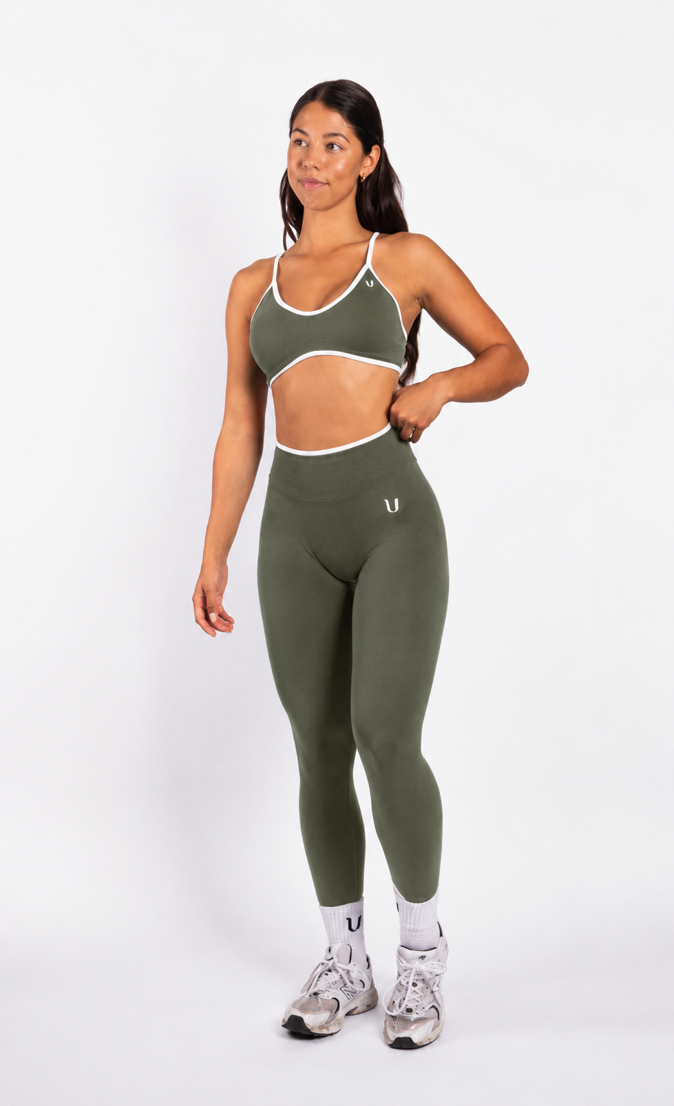 Ivy | Seamless Shape Legging – Olijf