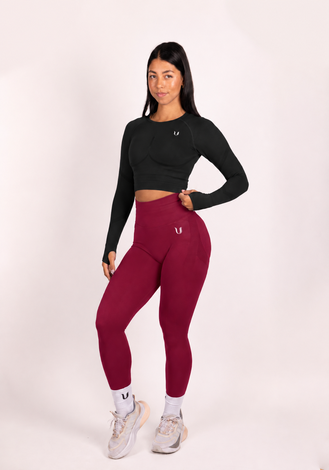 Leonie | Leggings Premium Scrunch - Rosso