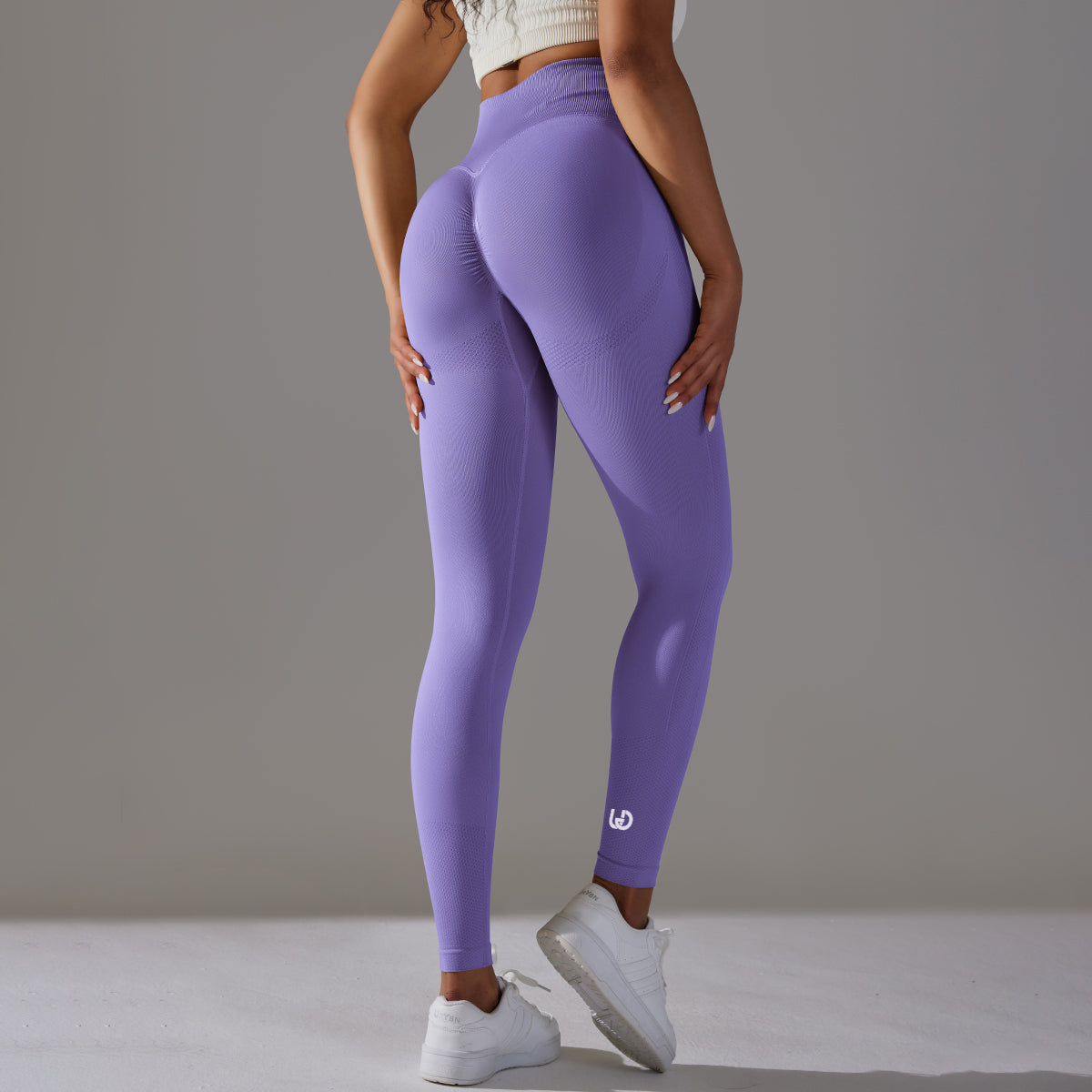 Celine | High Waist Scrunch Legging - Purple