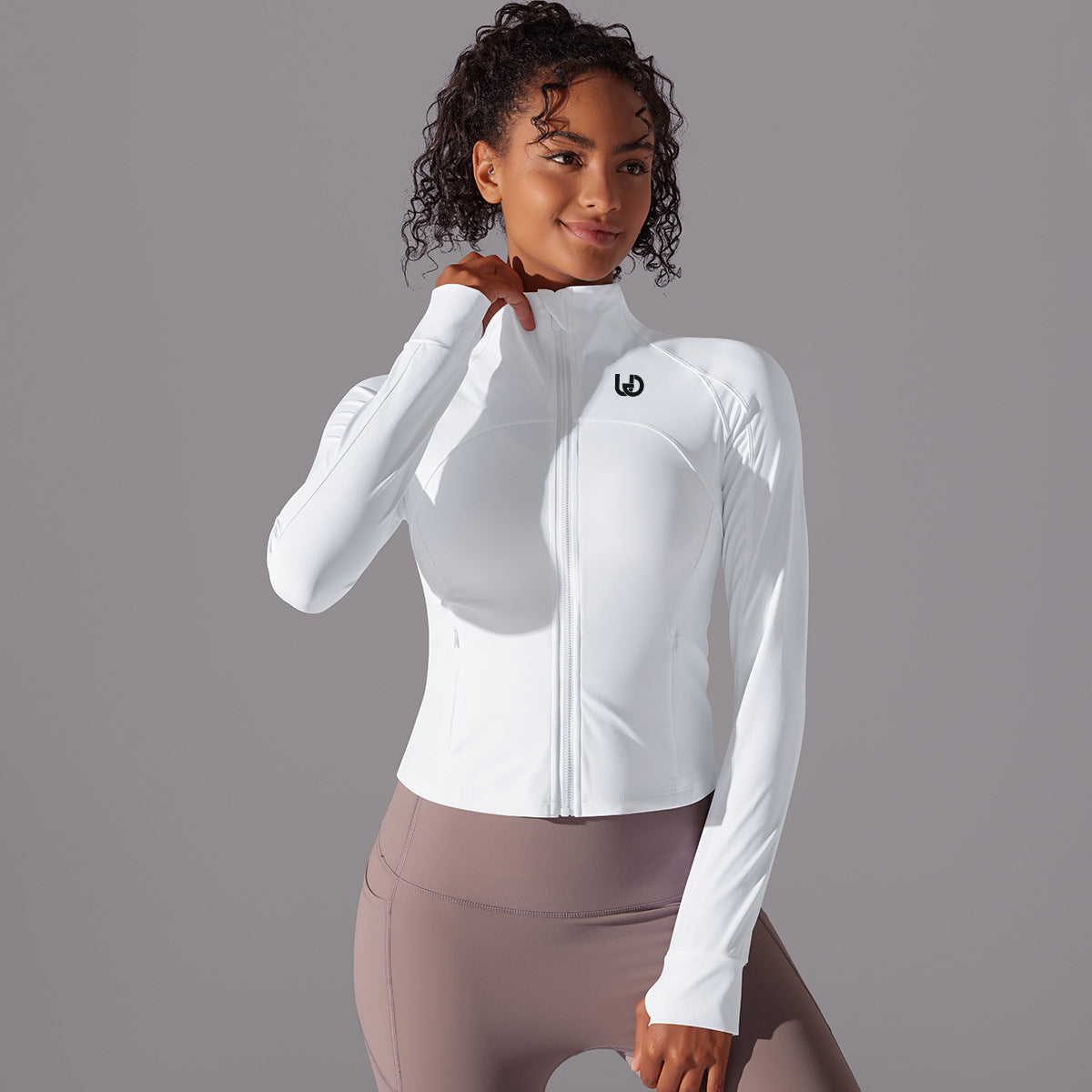 Cloe | Chaqueta Performance con cremallera - Blanco