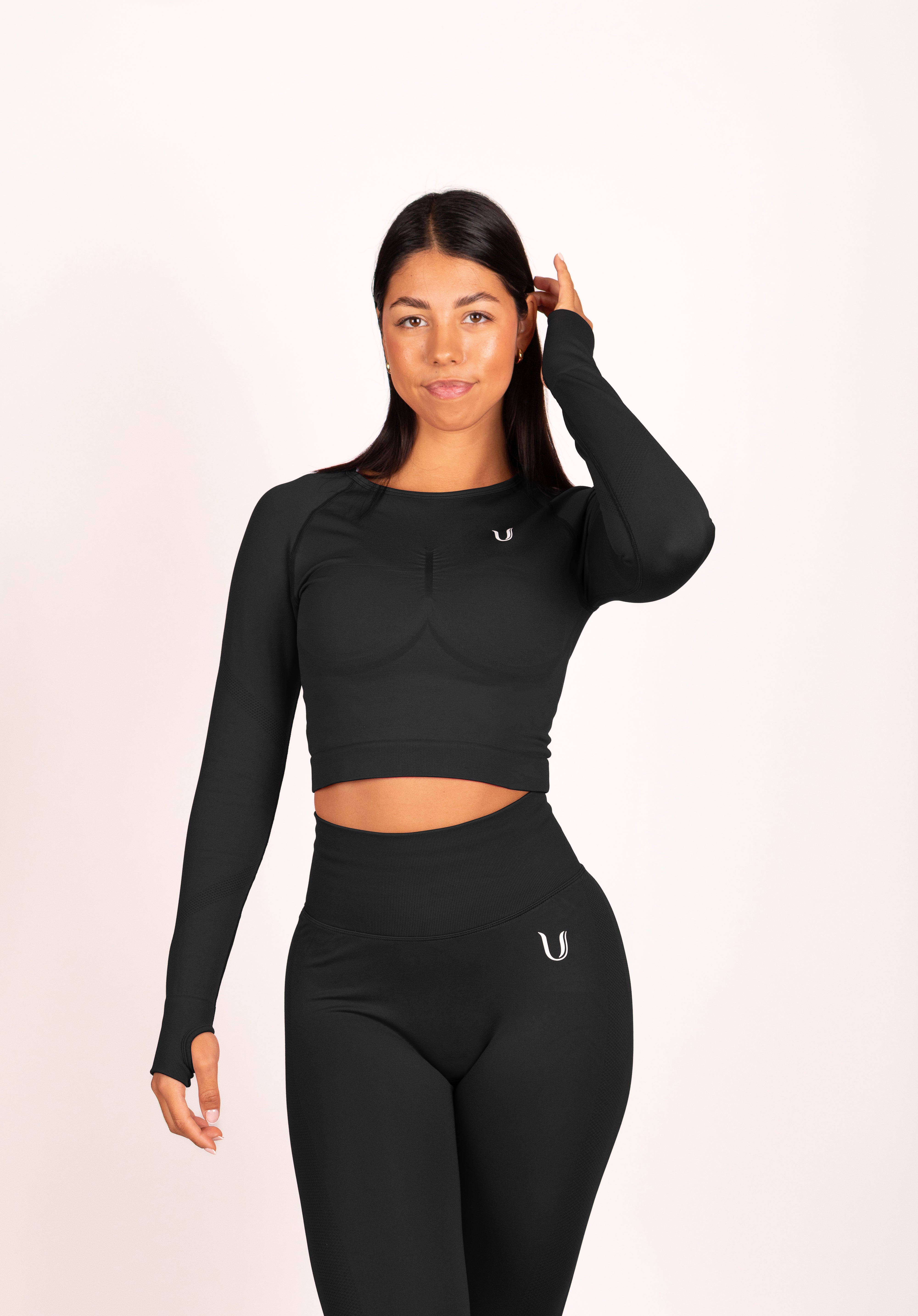 Leonie Set Lang Zwart - Dames sportkleding afbeelding 5