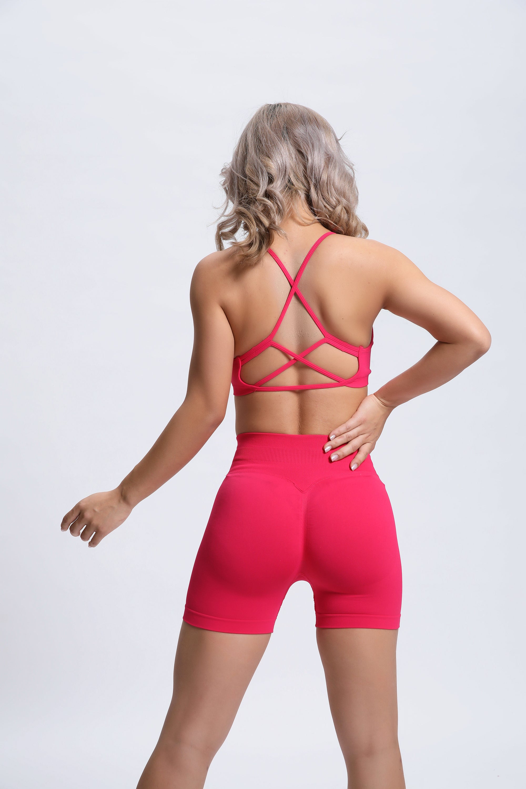 Joy | Shorts Esculpidores con Scrunch – Verde