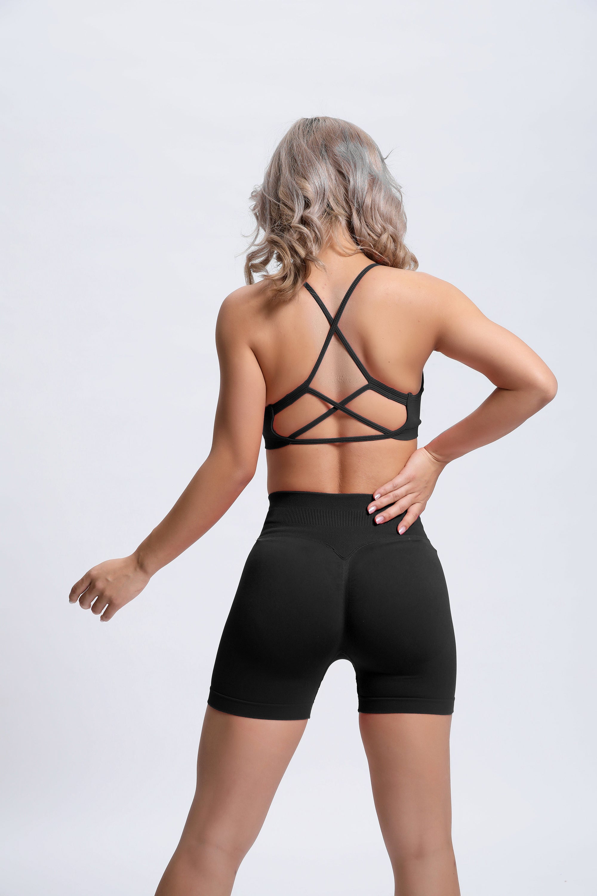 Joy | Shorts Esculpidores con Scrunch – Verde