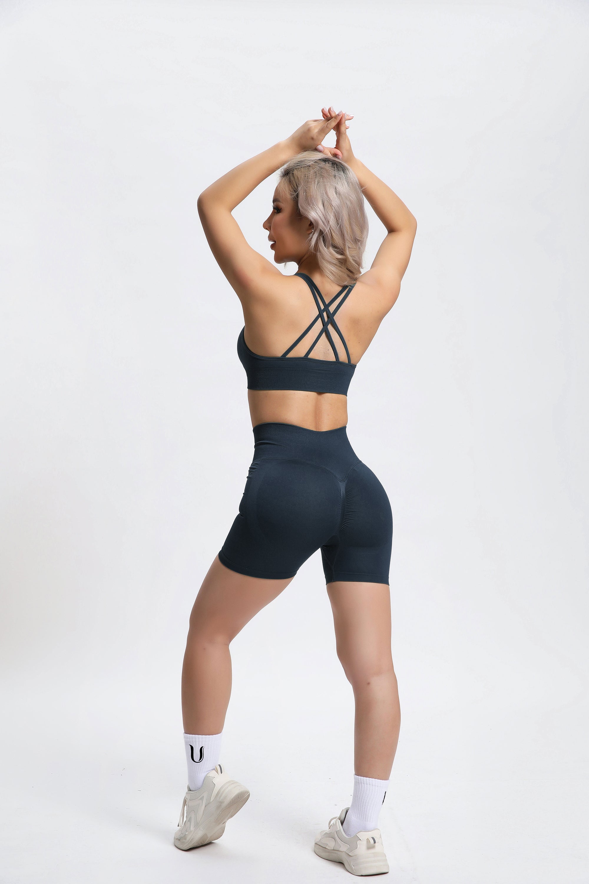 Olivia | Seamless Power Legging - Dark Blue