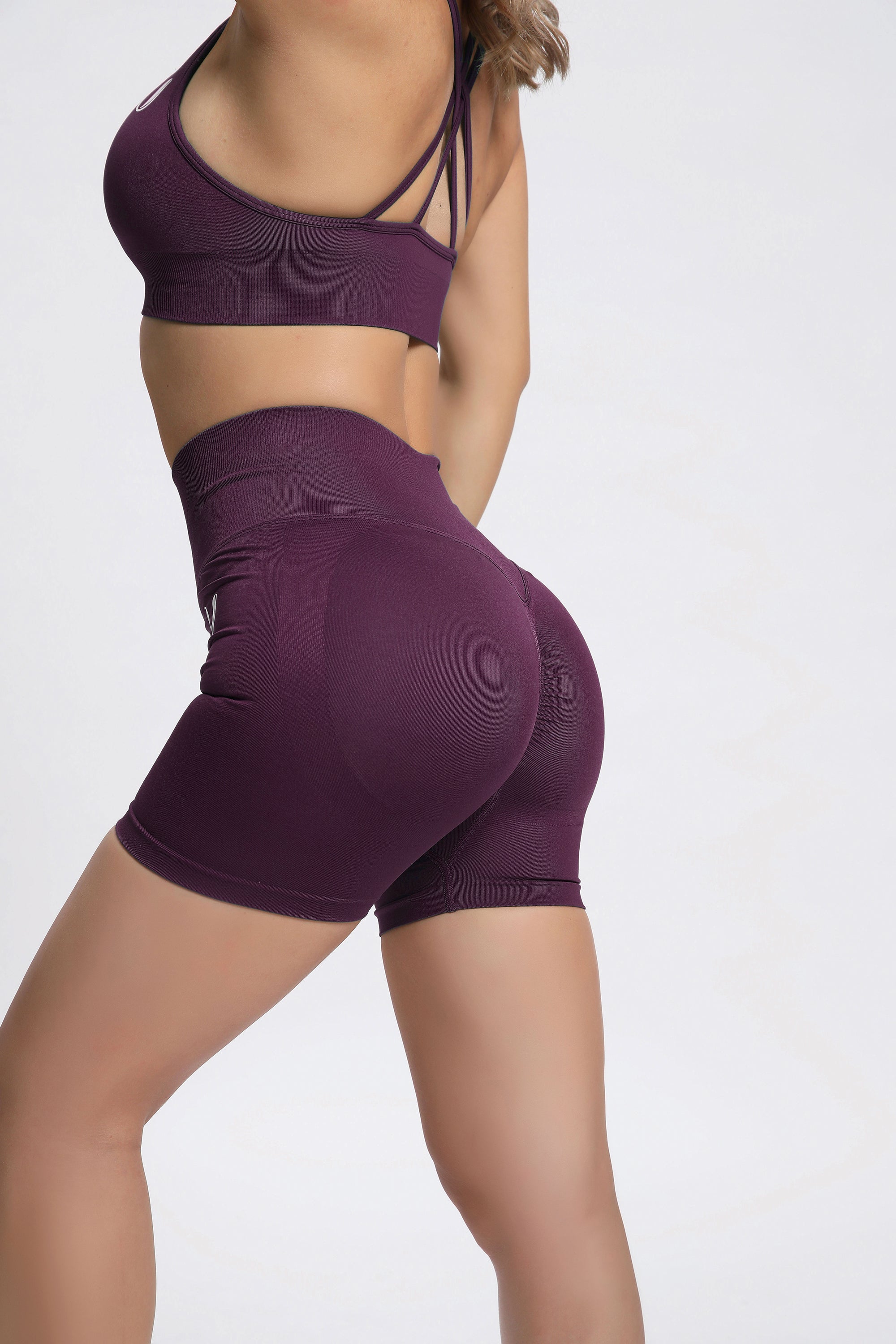 Olivia | Seamless Power Short - Purple