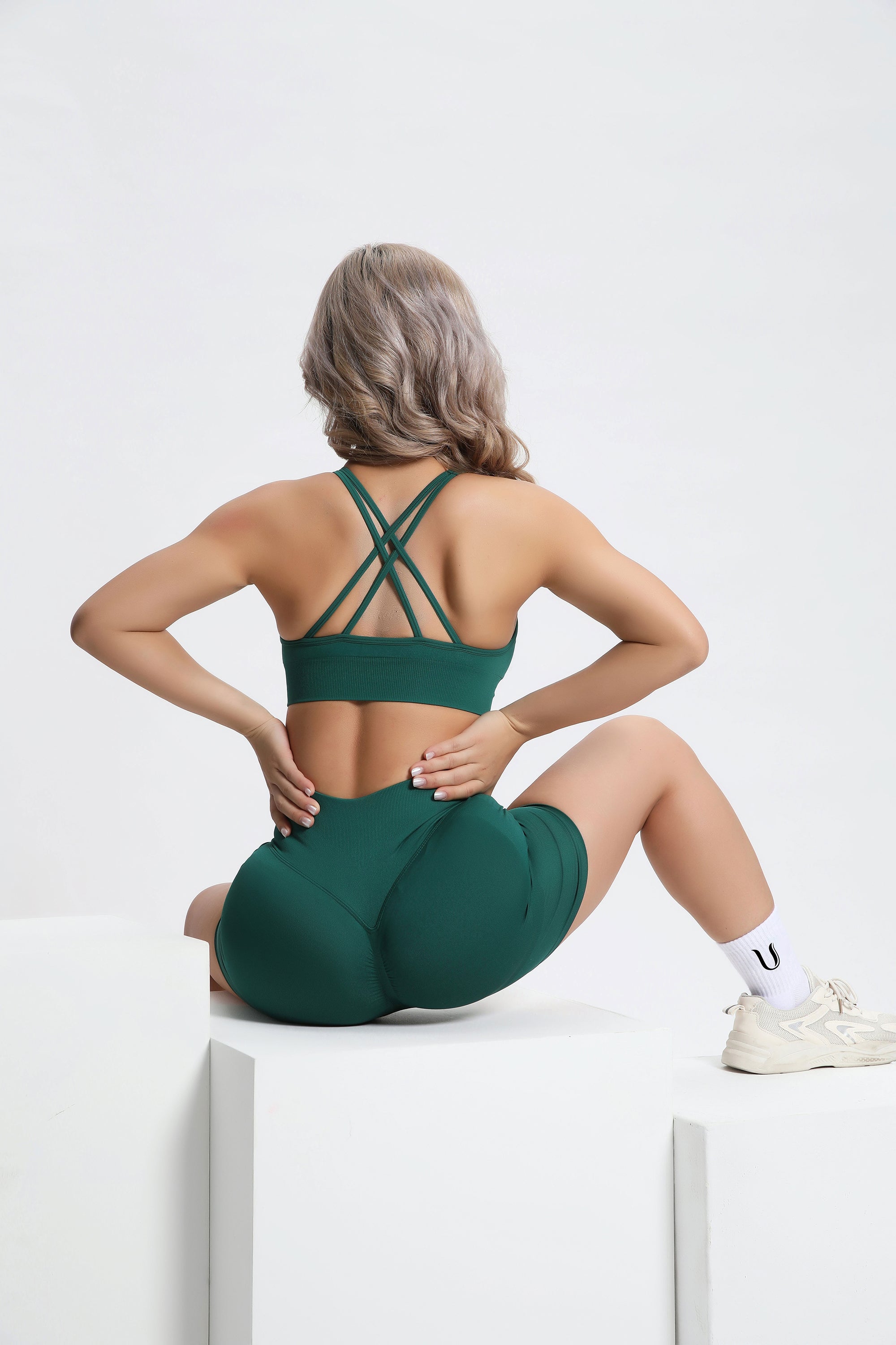 Olivia | Seamless Power Short - Green