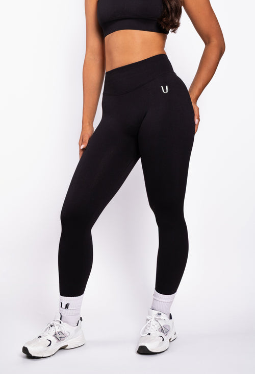 Beau Premium High Performance Scrunch Legging Zwart - Dames sportkleding | Ultimate Gainz