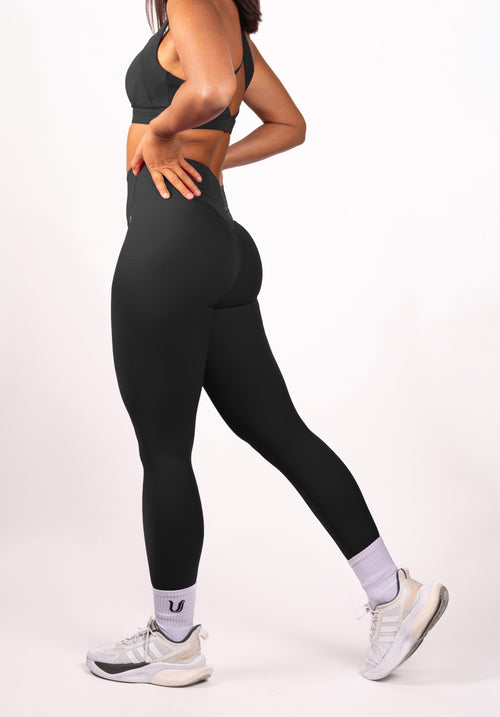 Hailey Legging | The Evolution — Zwart - Ultimate Gainz