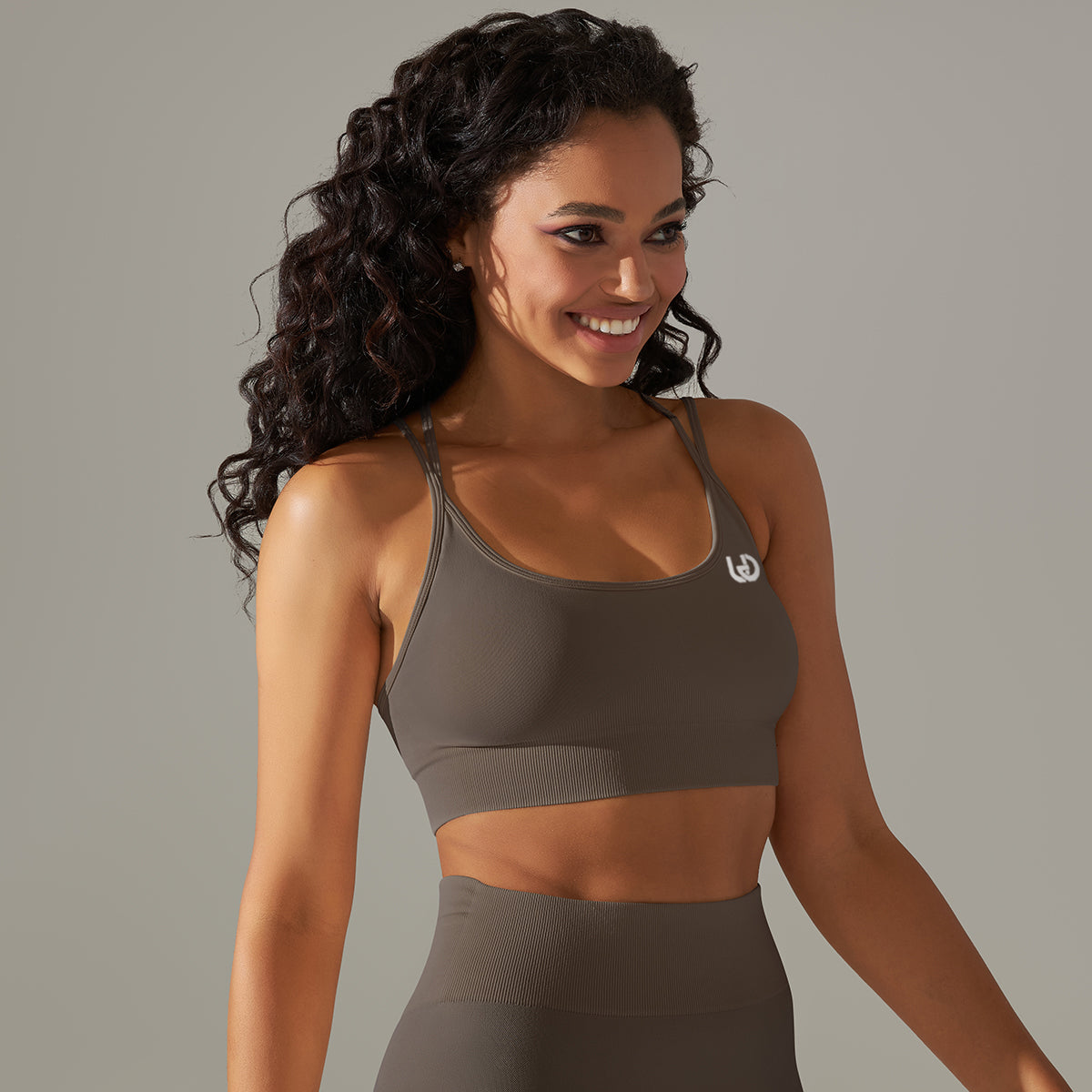 Liv | FlexCross Bra Brown