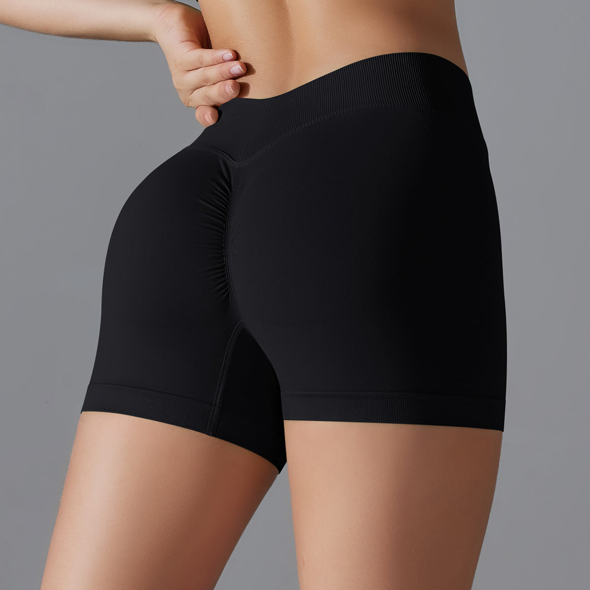 ﻿﻿Mila V2 | Scrunch Sport Short - Black