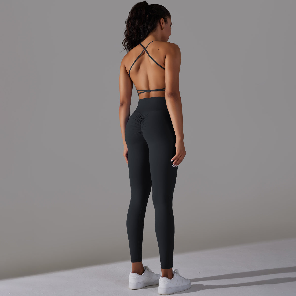 Mila | Legging-Top Set - Black