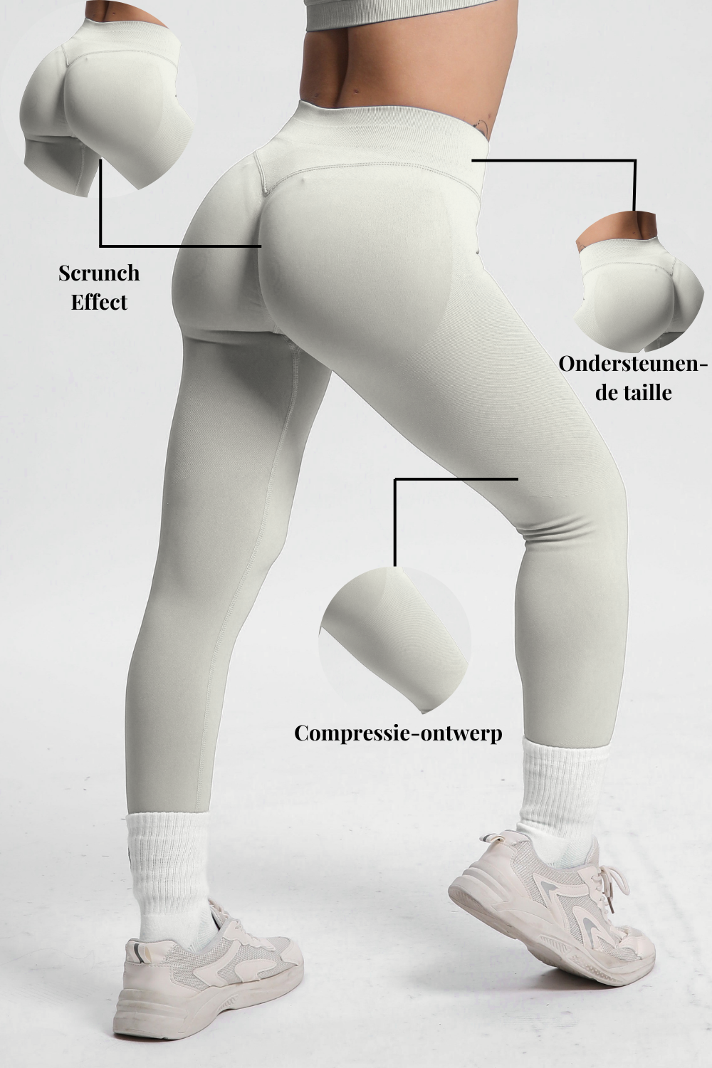 Beau | High-Performance Legging - Ivory