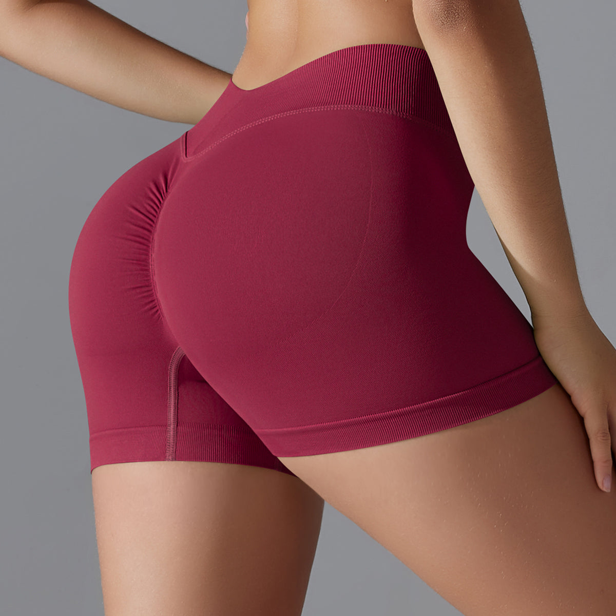 Mila V2 | Scrunch Sport Short - Red