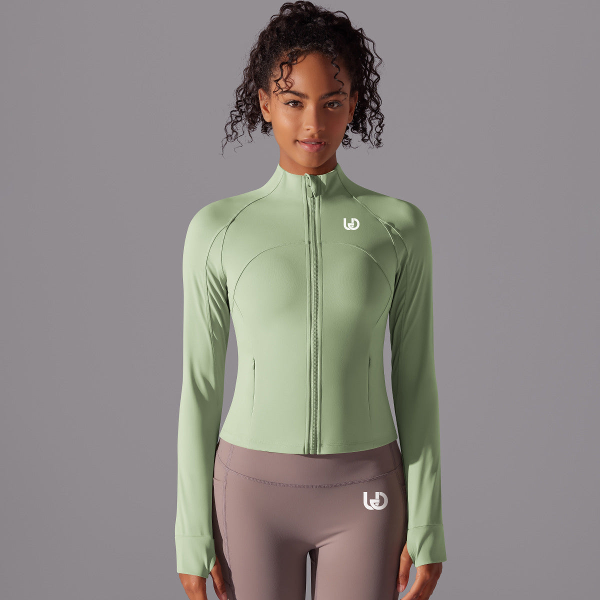 Cloe | Chaqueta Performance con cremallera - Verde