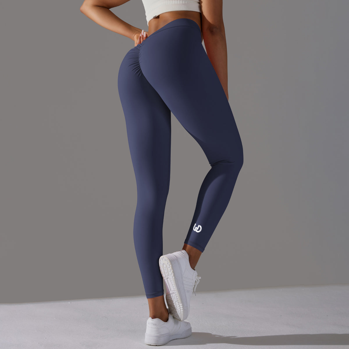 Emma | Leggings Extra Scrunch - Azul Oscuro