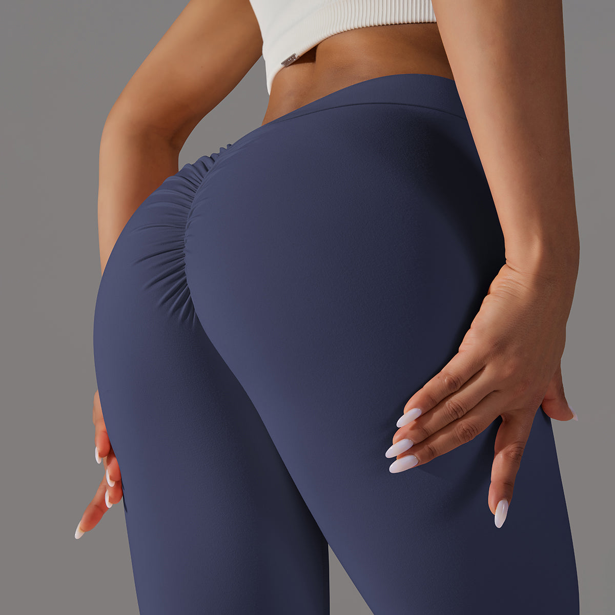 Emma | Leggings Extra Scrunch - Azul Oscuro