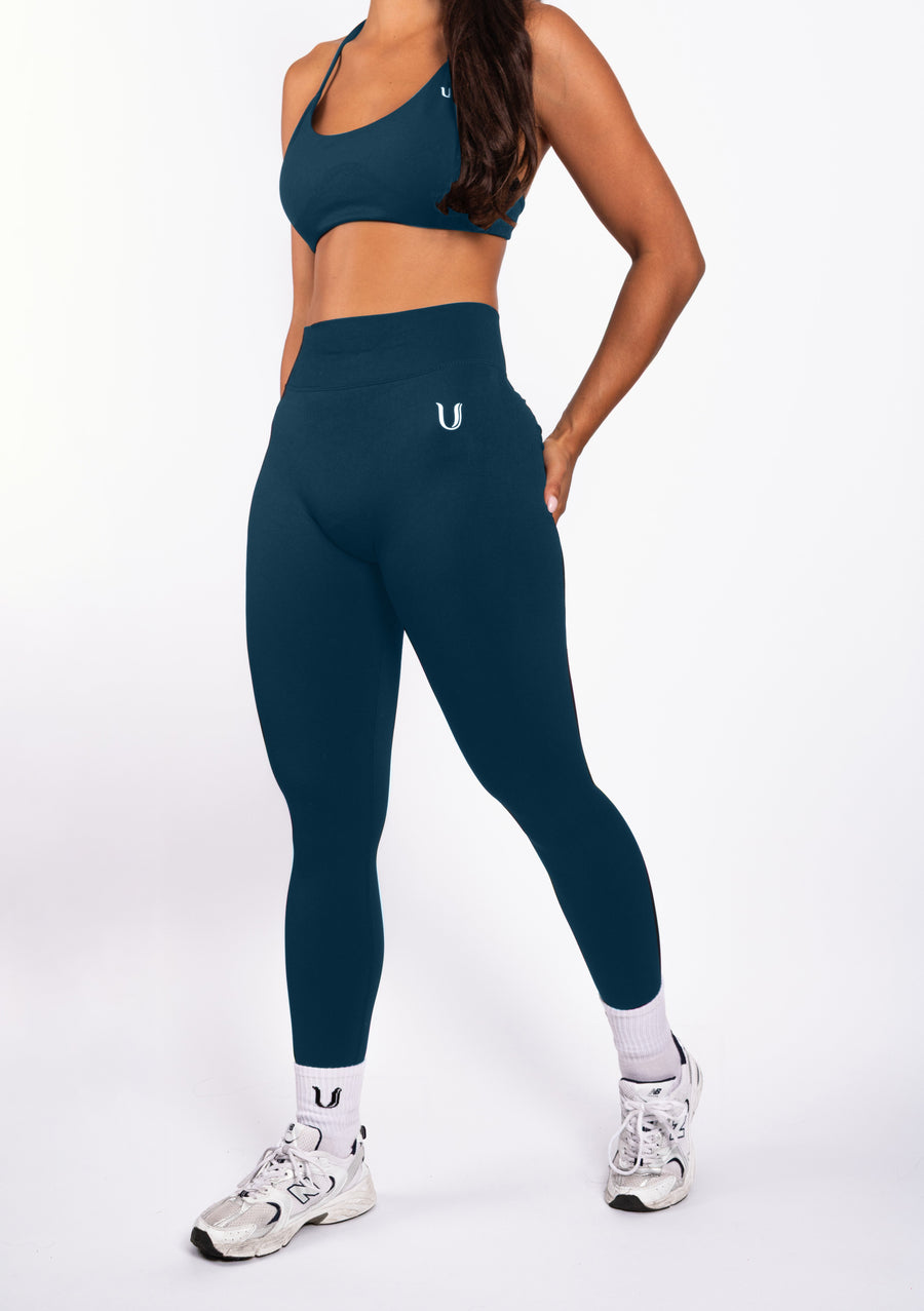 Nova | Leggings Senza Cuciture Modellanti – Blu