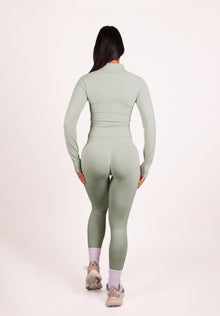 Beau | Premium High Performance Leggings Scrunch - Marfil