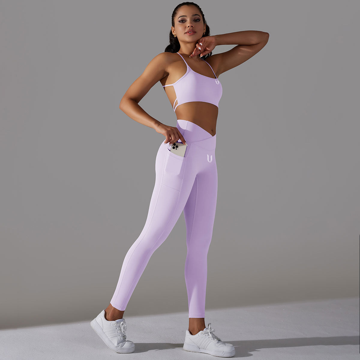 Milá | Conjunto legging-top - Rosa