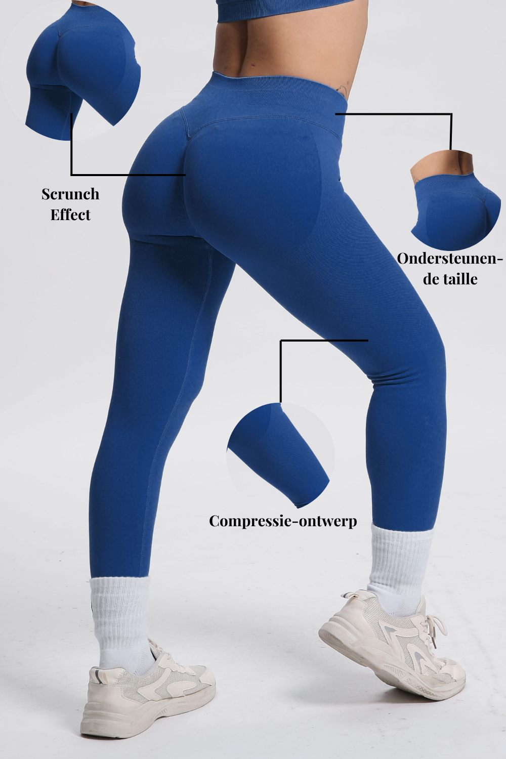 Beau | High Performance Leggings - Blue