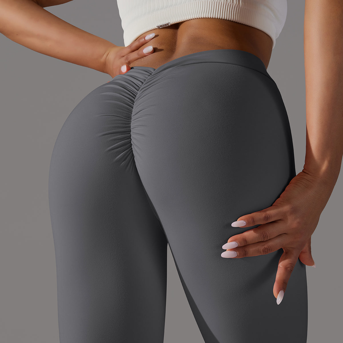 Emma | Legging Extra Scrunch - DarkGrey