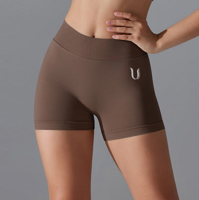 Mila V2 | Scrunch Sport Short - Marrón