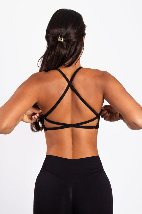 Beau Cross BH Zwart - Dames sportkleding | Ultimate Gainz