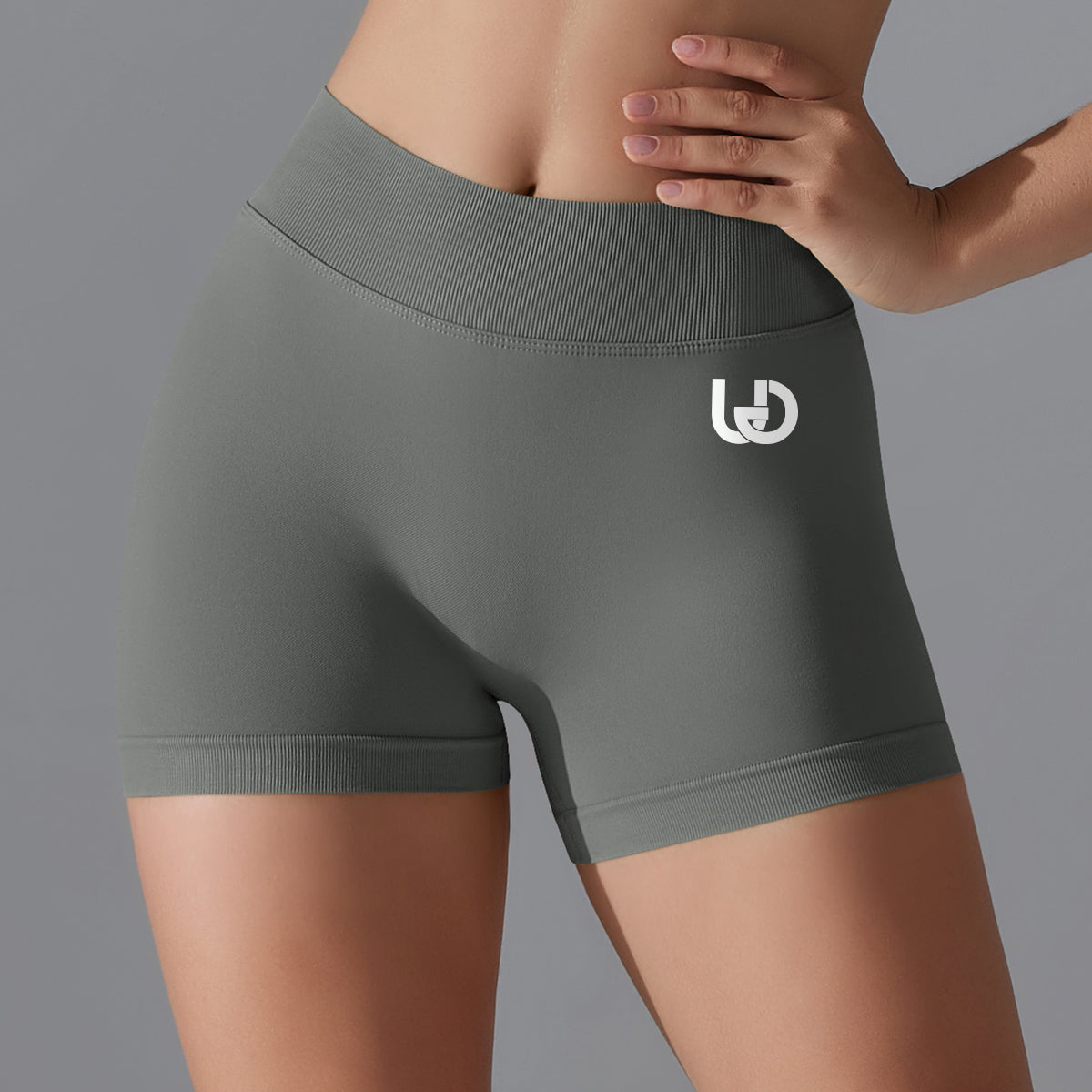 Mila V2 | Scrunch Sport Short - ﻿﻿Gris﻿