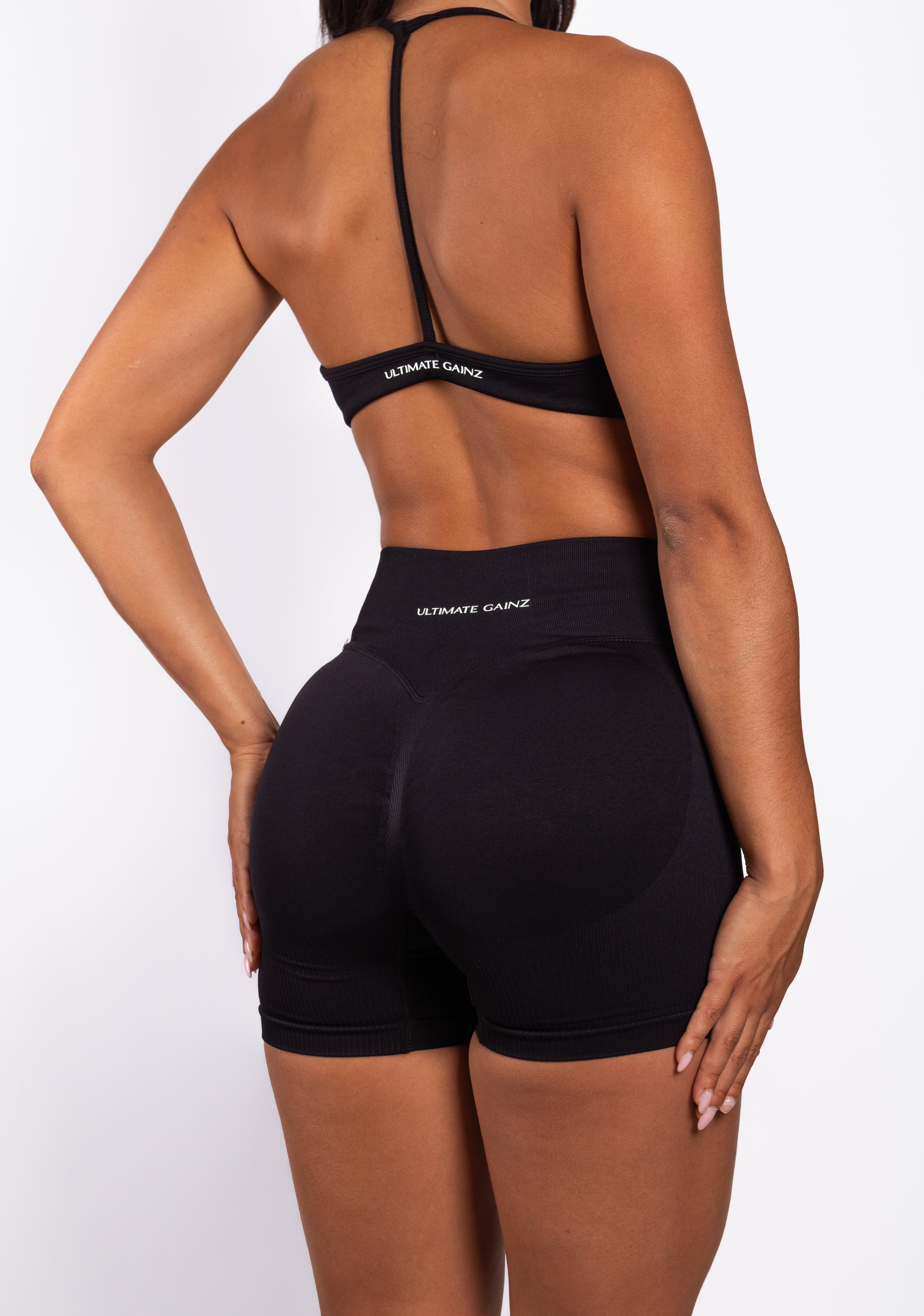 Nova | Sujetador Seamless Espalda Abierta – Negro