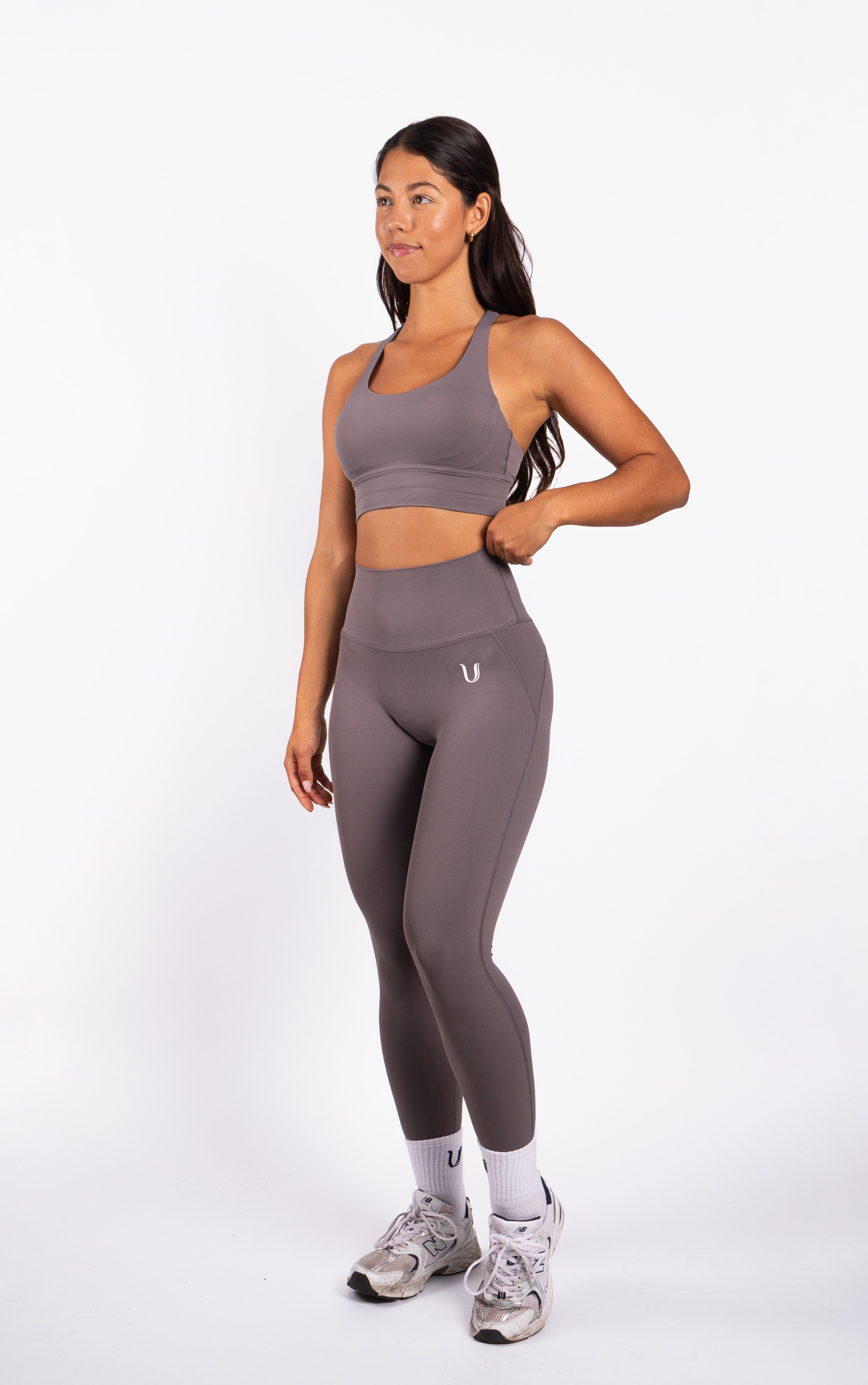 Kyra | Cross bra - Grey