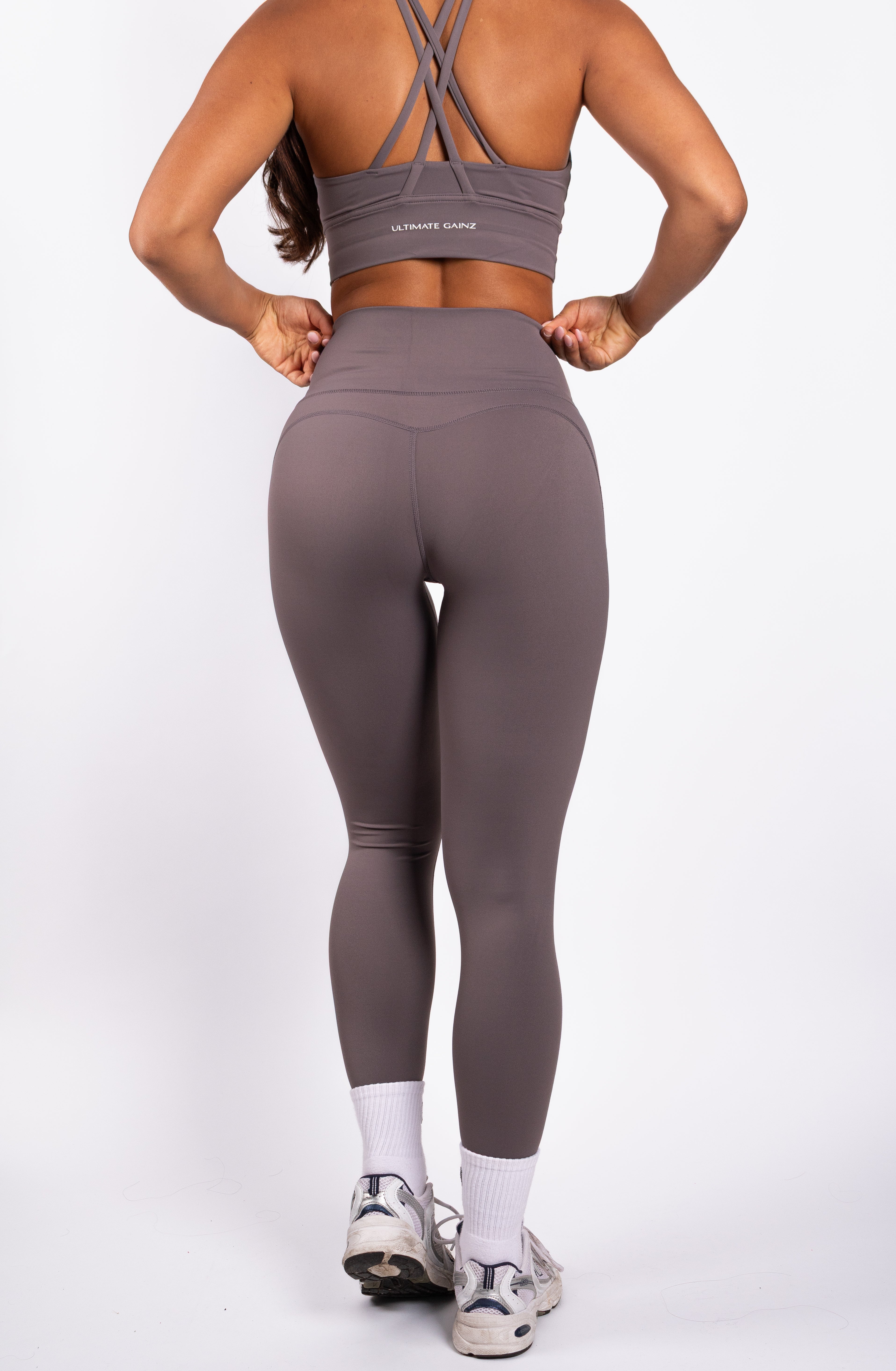 Kyra | Cross bra - Grey