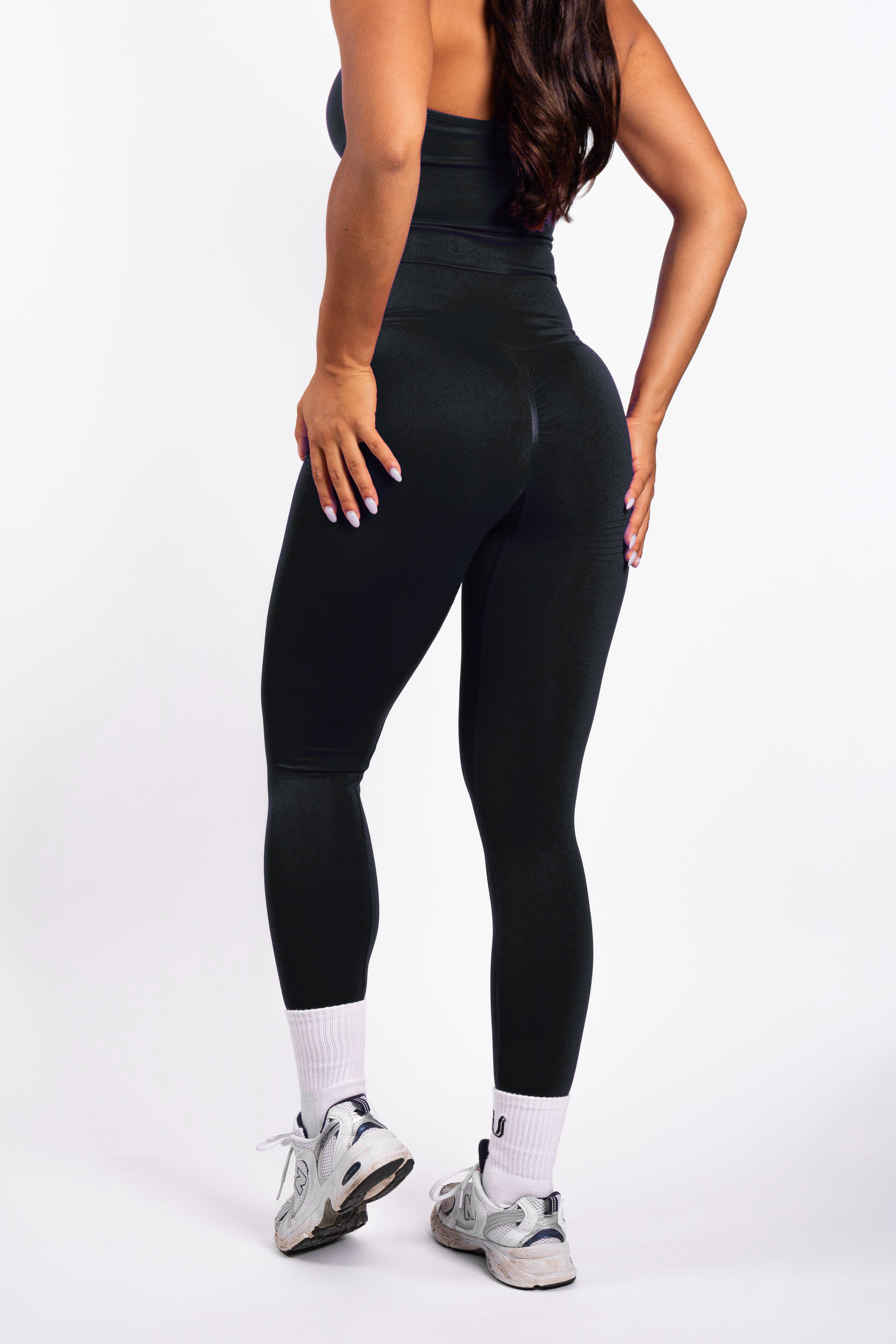 Bibi | Ribbed Seamless Legging – Red