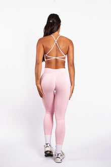 Beau Cross BH Roze - Dames fitness kleding zijkant