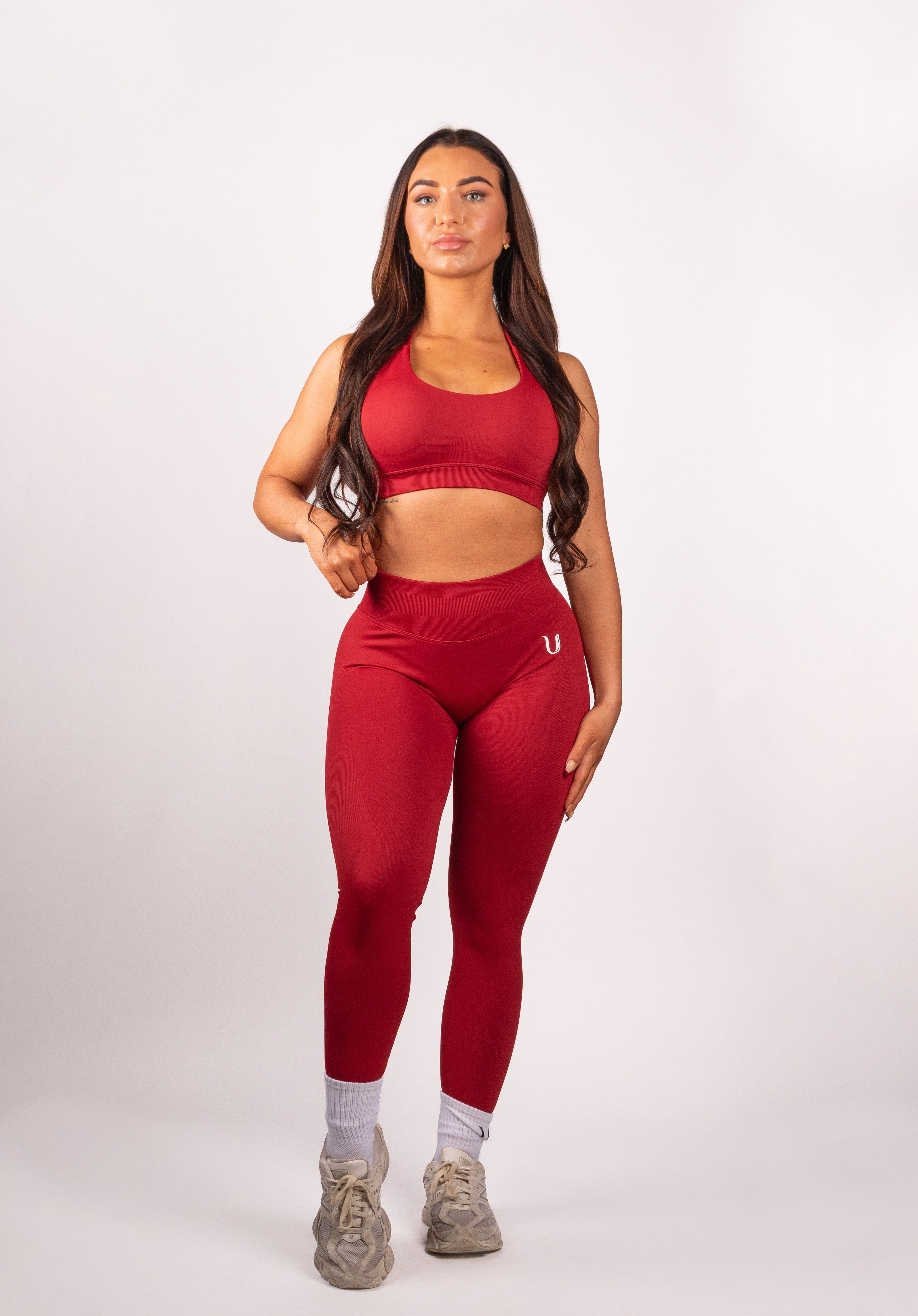 Beau | Leggings de Alto Rendimiento - Rojo