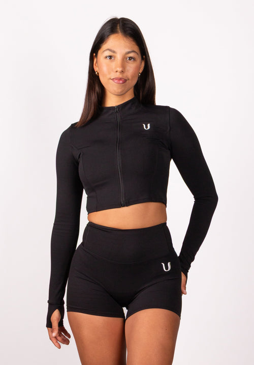 Hailey Jacket | The Evolution — Zwart - Ultimate Gainz