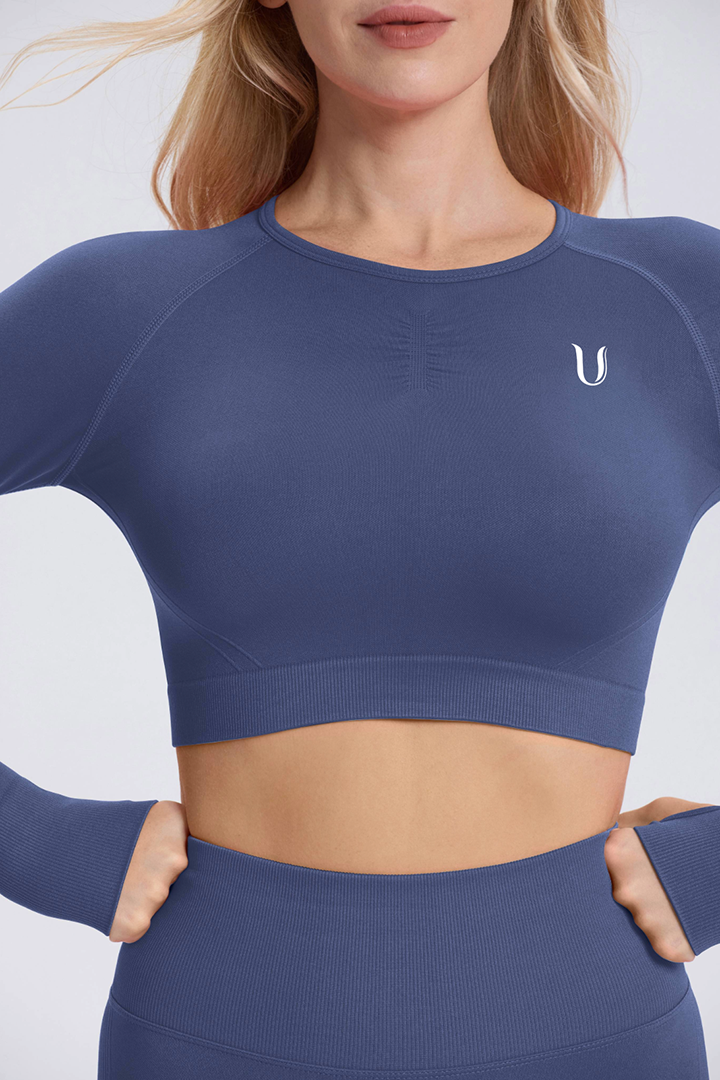 Maeve | Long Sleeve Top – Dark Blue