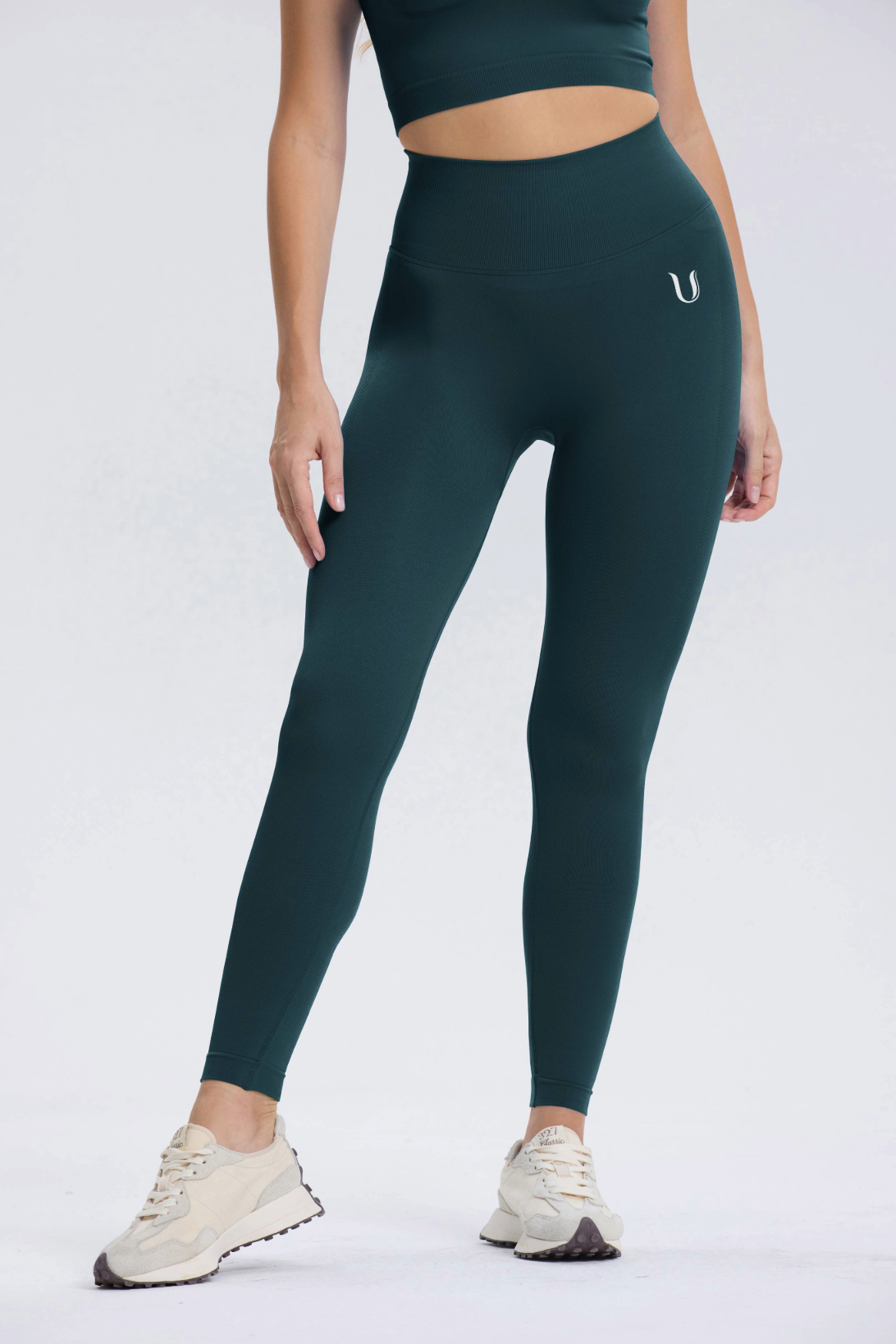 Leonie | Premium Scrunch Legging - Bluegreen