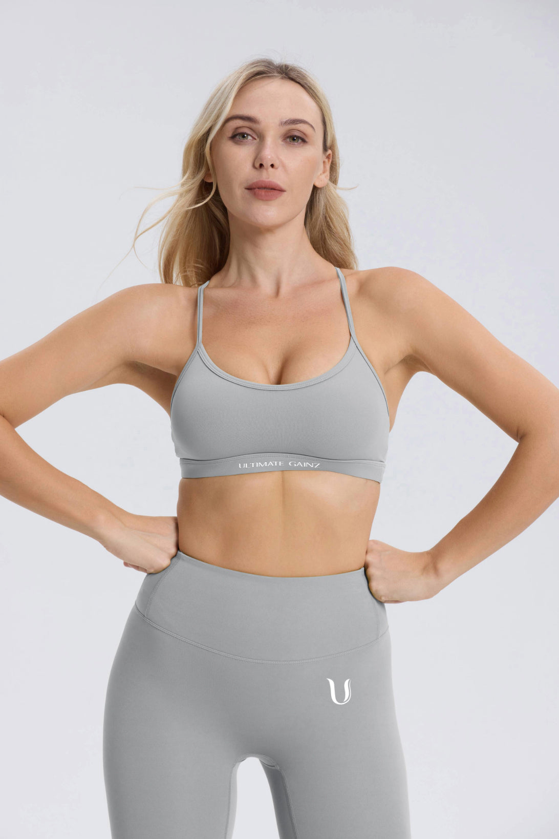 Hailey Set | Top Legging - LightGray