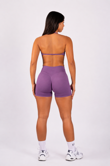 Beau | Premium High Performance Scrunch Shorts - Purple