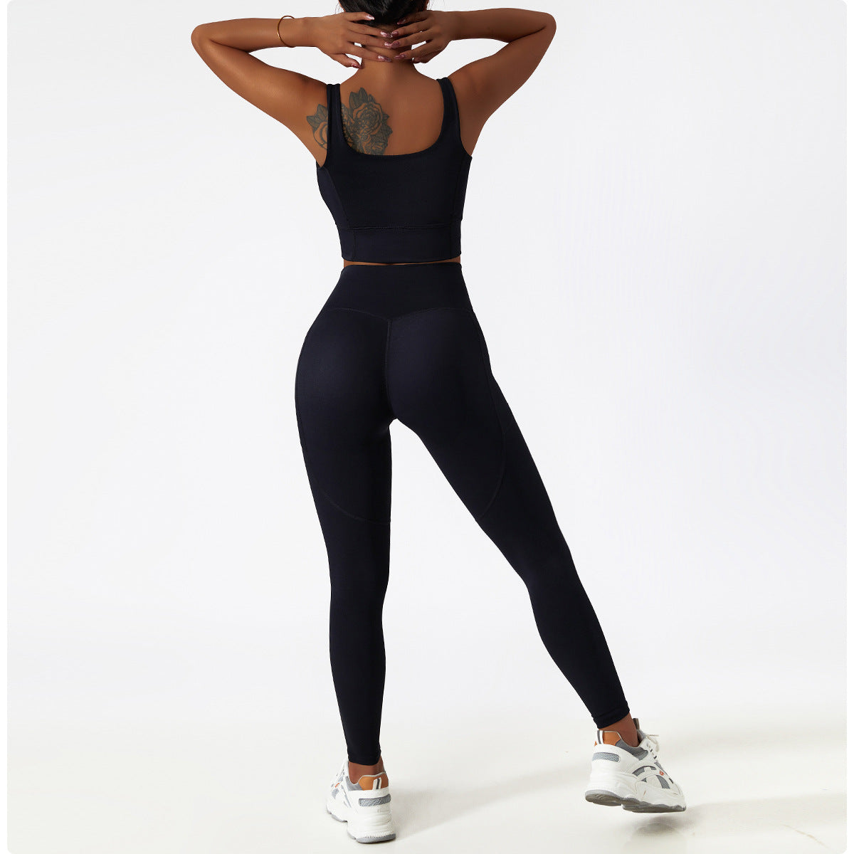 Palmer | Legging Met Zakken Zwart - Ultimate Gainz